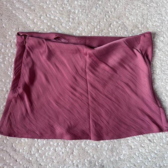 By Together Satin Strapless Tube Top Dusty Rose Mauve, Size Medium, NWT - Picture 6 of 12